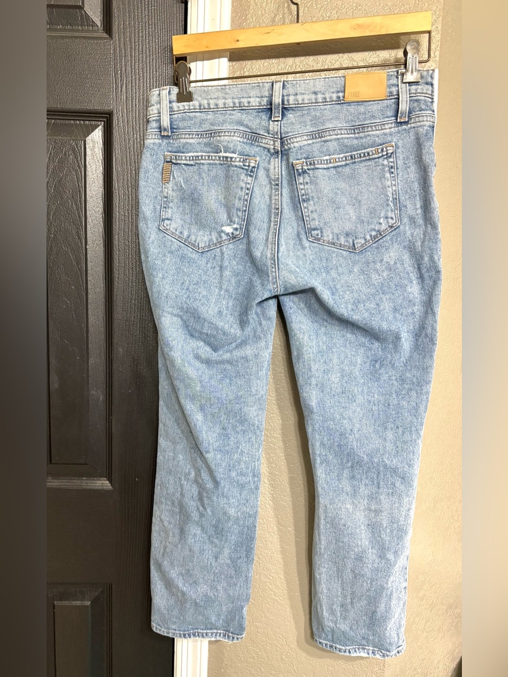 PAIGE Noella Straight Maternity Jeans 27 - Picture 11 of 15